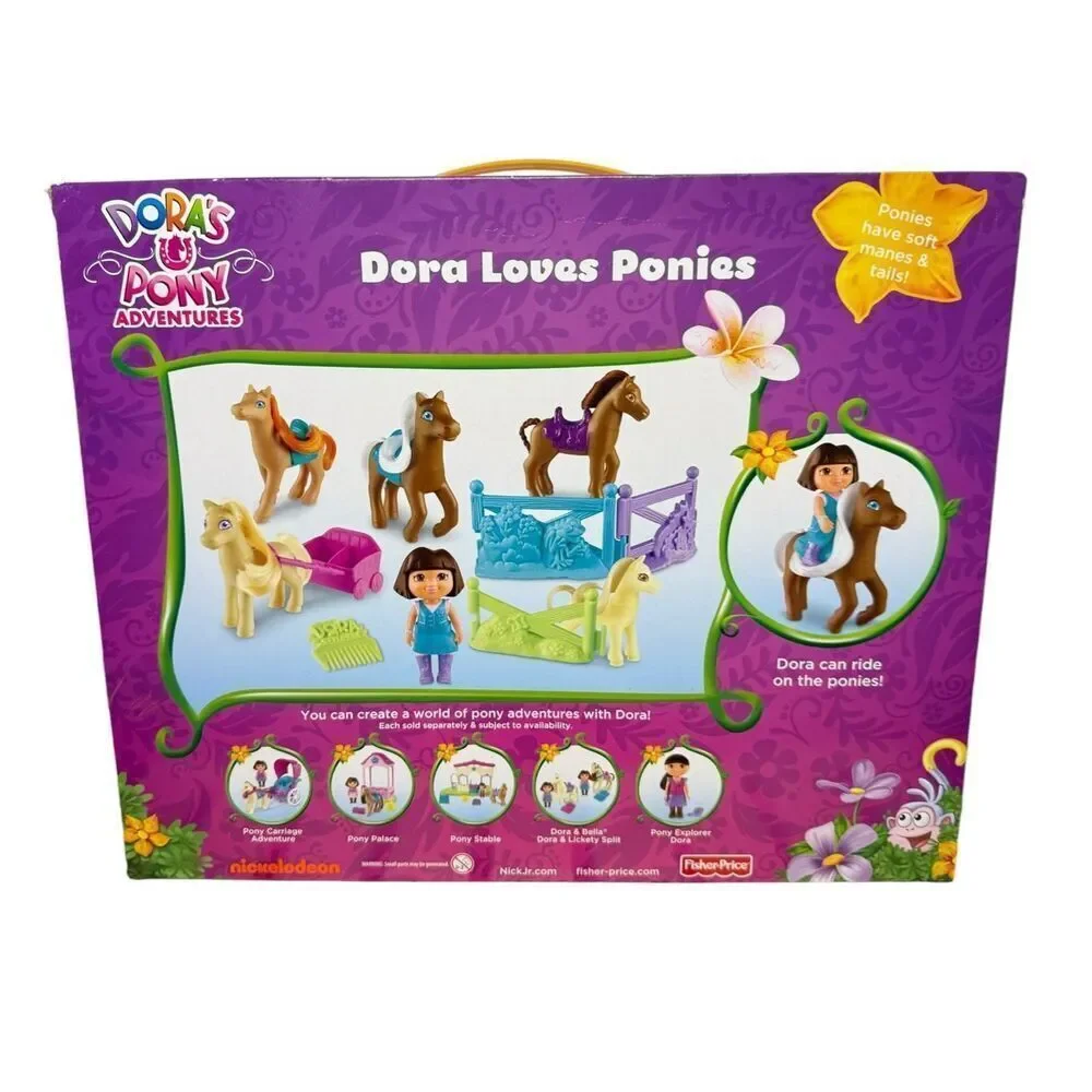 Fisher Price Dora the Explorer Dora Loves Ponies Pony Adventure Toys R Us NEW‎